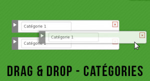 Drag & Drop - Catégories